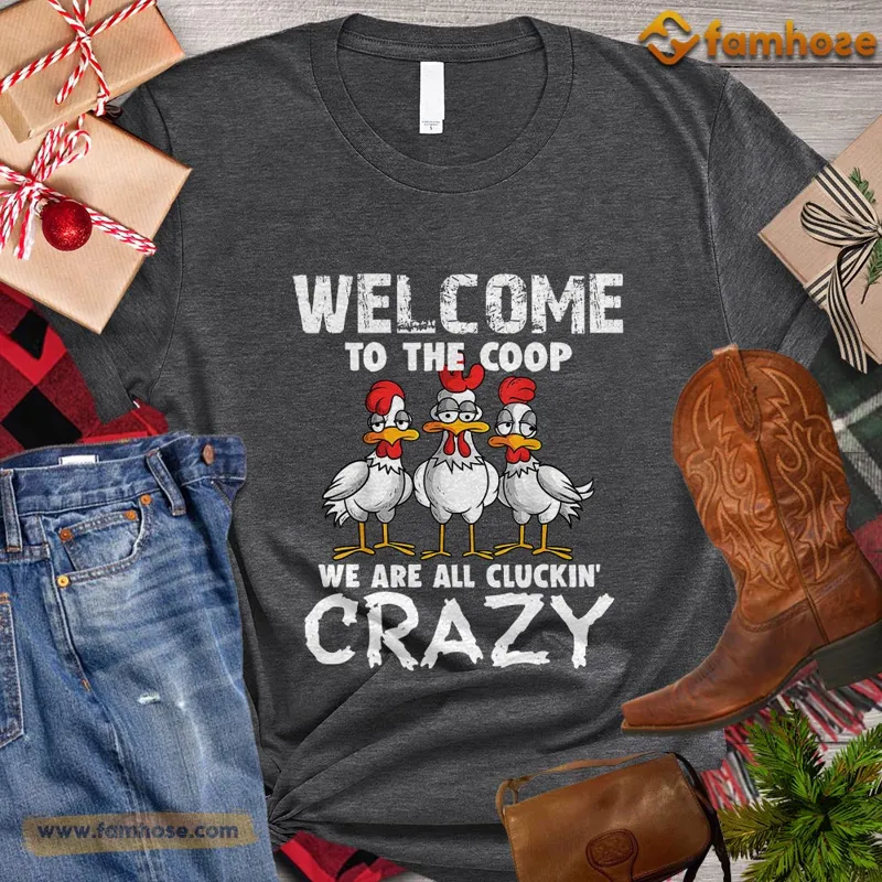 Christmas Chicken T-shirt Merry Chickmas ELF Santa Christmas Gift For Chicken Lovers Chicken Farm Chicken Tees