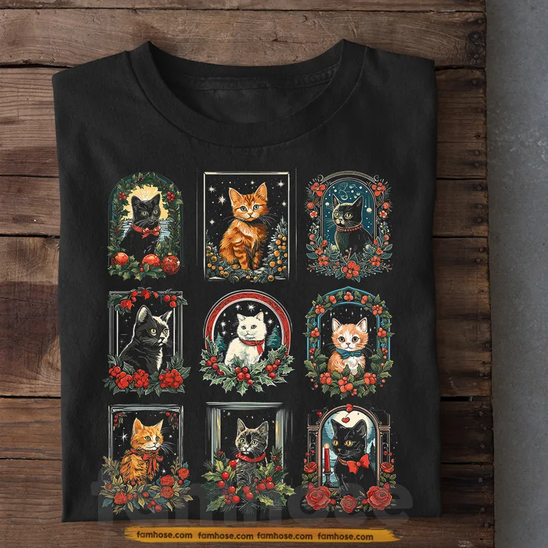 Funny Christmas 67 Meme T-shirt Six Seven Hand Sign Tees Xmas Gift